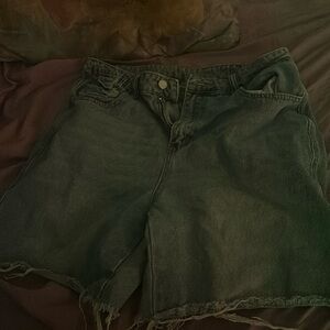 Dazy blue jorts. size L. never work before